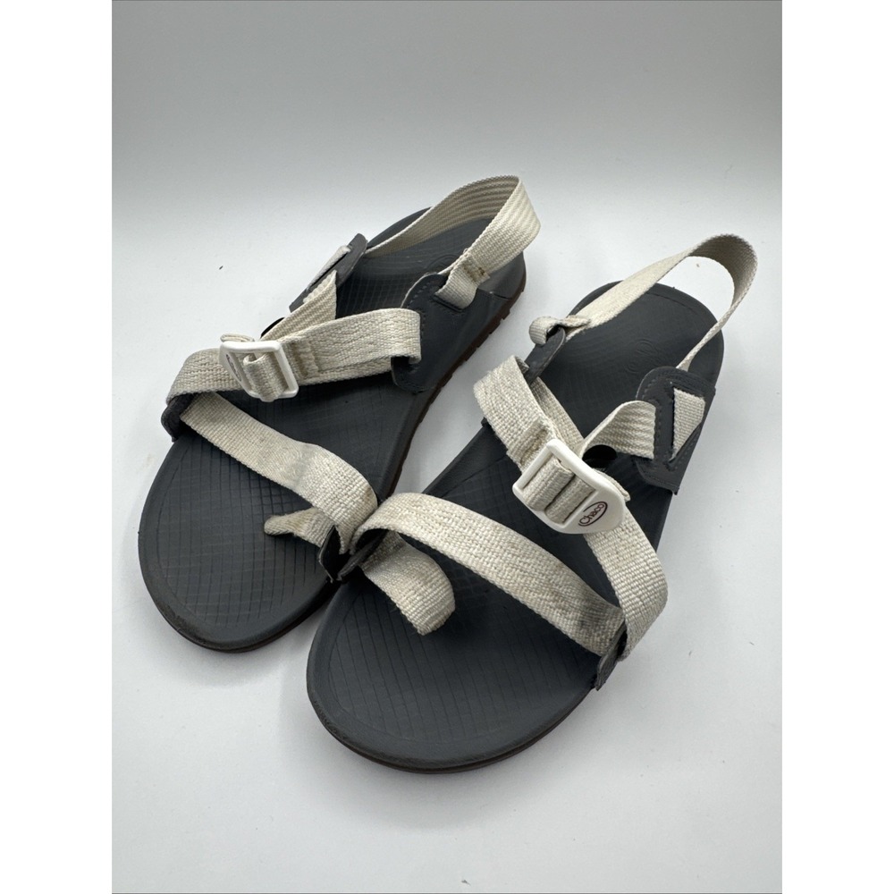 Chaco Lowdown 2 Sandals White & Grey Women's Size 7